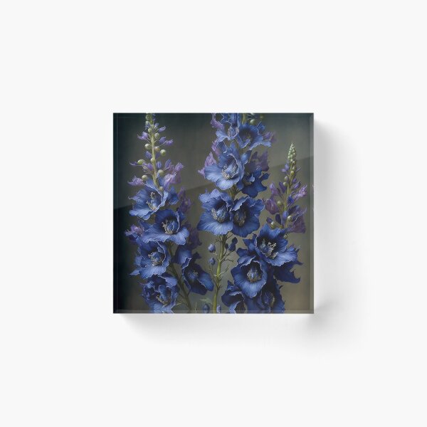 Item preview, Delphinium Flowers designed and sold by Vanover Designs.