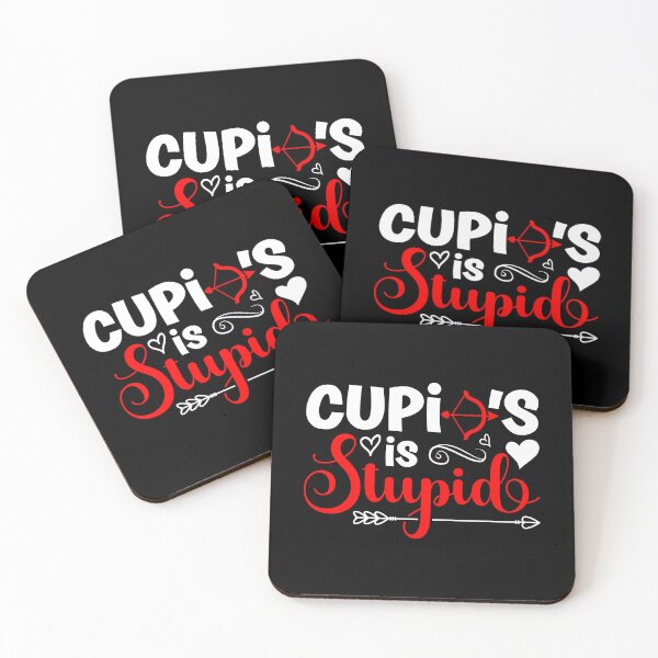 Item preview, Cupids Is Stupid Funny Anti Valentines Kids Valentine Cupid designed and sold by topdesignarts.