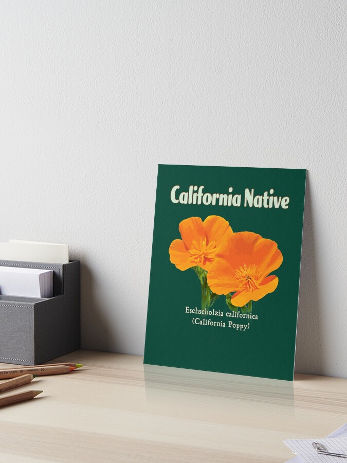 California Wild Poppies Racerback Tank