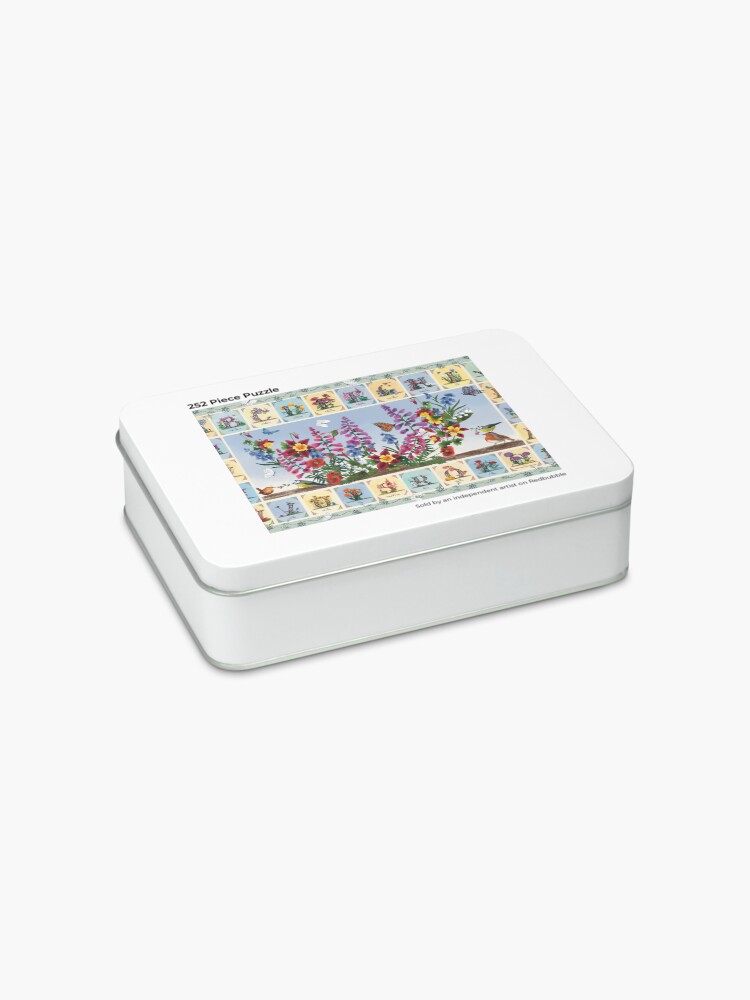 Alternate view of Flower Alphabet Jigsaw Puzzle