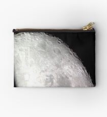 Ahhh the Moon! Look at those craters!! A photograph in honor of all things natural around us. Studio Pouch