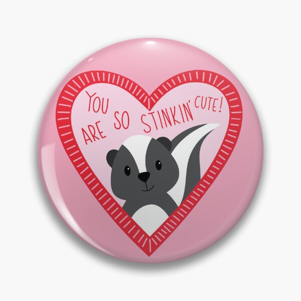 Item preview, Skunk Valentine's Day designed and sold by Shiny Happy World.