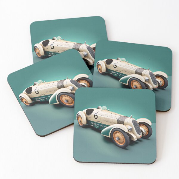 Item preview, Art Deco Style Racing Car designed and sold by TheArtfulAI.