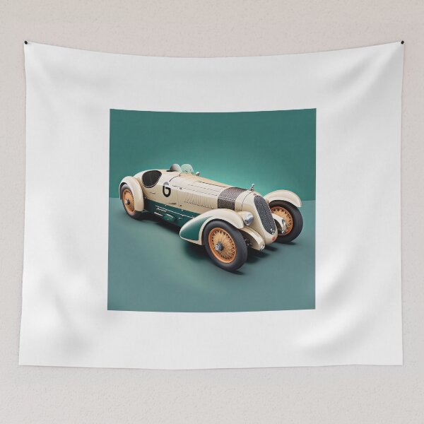 Item preview, Art Deco Style Racing Car designed and sold by TheArtfulAI.