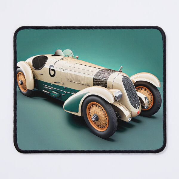 Item preview, Art Deco Style Racing Car designed and sold by TheArtfulAI.