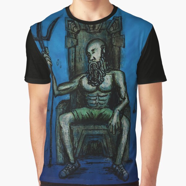 Bearded King Underwater Camiseta gráfica