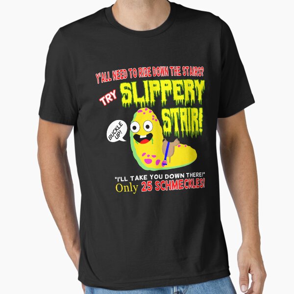 Item preview, Slippery Stair T shirt designed and sold by Mill8ion.