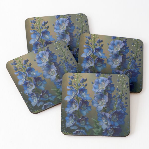 Item preview, Delphinium Flowers designed and sold by Vanover Designs.