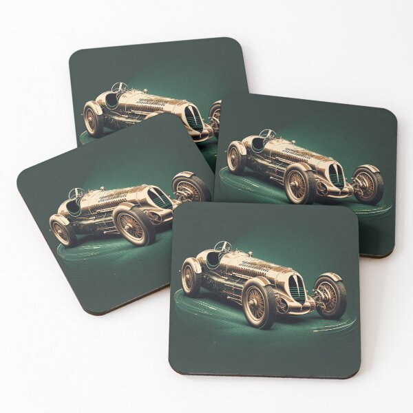 Item preview, Art Deco Style Racing Car designed and sold by TheArtfulAI.