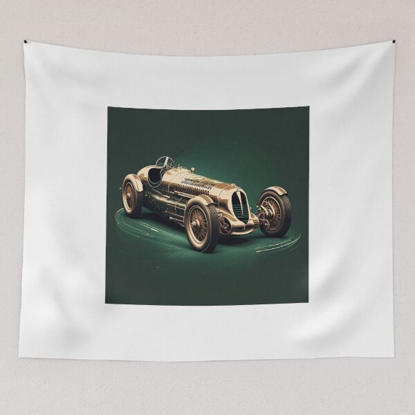 Item preview, Art Deco Style Racing Car designed and sold by TheArtfulAI.