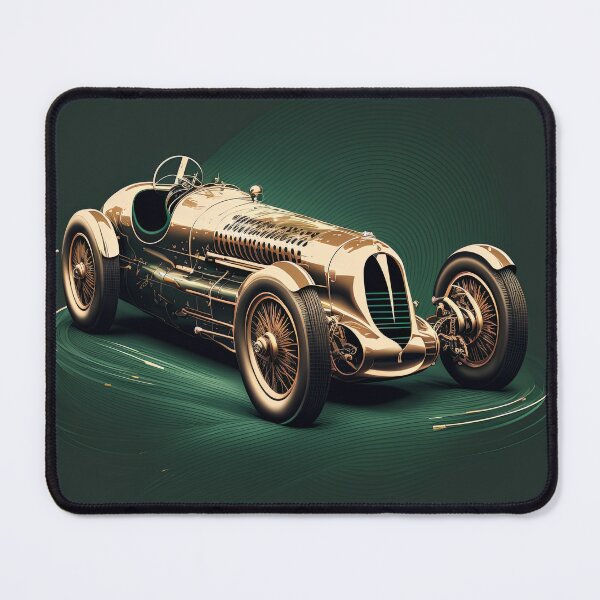 Item preview, Art Deco Style Racing Car designed and sold by TheArtfulAI.