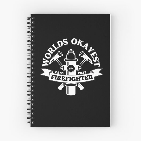 Item preview, Worlds Okayest Firefighter designed and sold by Rainbow Designs.