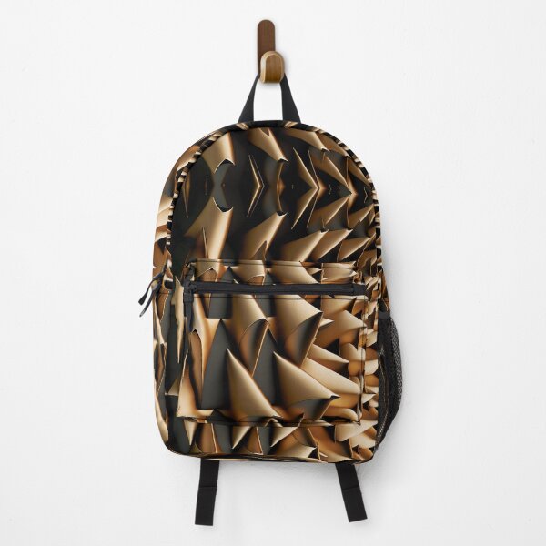 Item preview, Golden metallic spikes pattern designed and sold by Simone Davino.