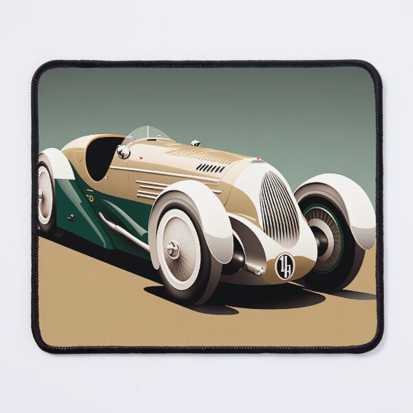 Item preview, Art Deco Style Racing Car designed and sold by TheArtfulAI.
