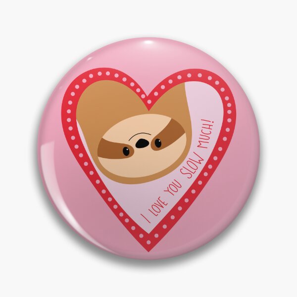 Artikelvorschau, Faultier Valentinstag entworfen und verkauft von Shiny Happy World.
