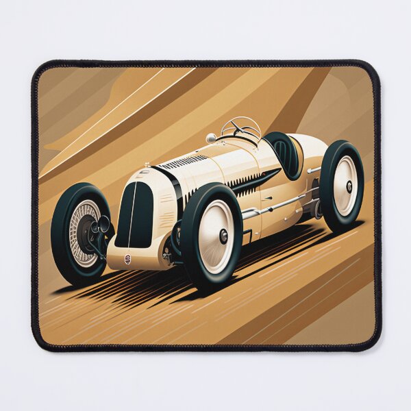 Item preview, Art Deco Style Racing Car designed and sold by TheArtfulAI.