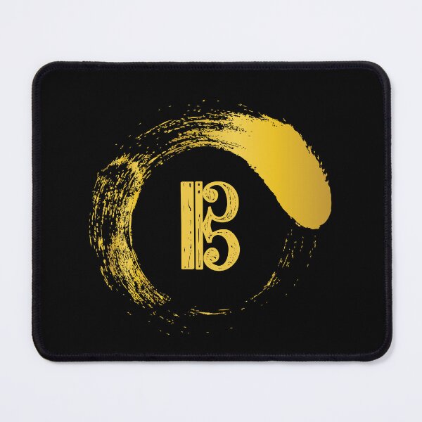 Item preview, Alto or tenor clef in enso circle designed and sold by piesdesignart.