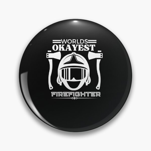Item preview,  Worlds Okayest Firefighter designed and sold by Rainbow Designs.