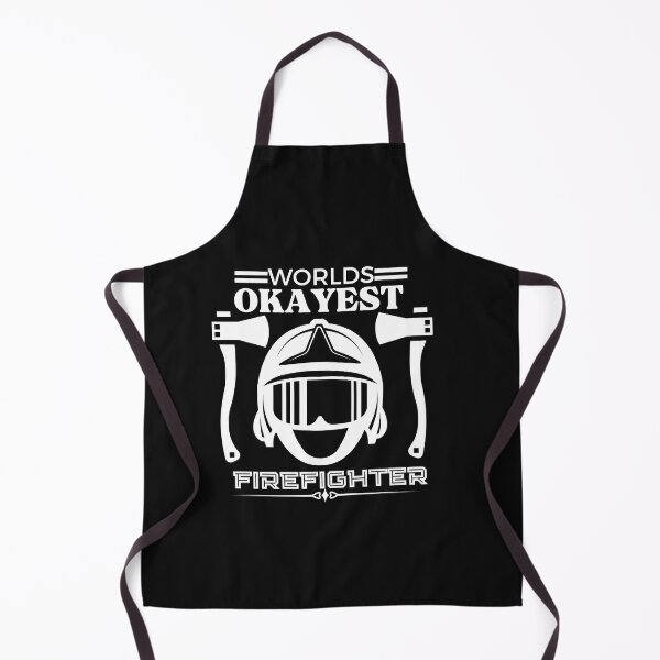 Item preview, Worlds Okayest Firefighter designed and sold by Rainbow Designs.