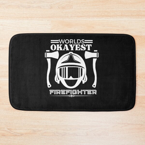 Item preview,  Worlds Okayest Firefighter designed and sold by Rainbow Designs.