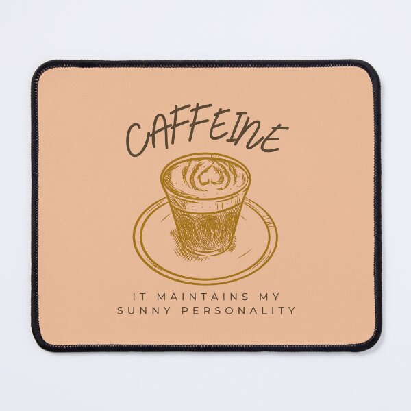 Item preview, Caffeine sunny personality designed and sold by marlynlove.