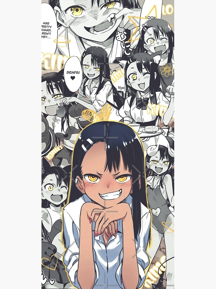 Nagatoro Hayase - The Sassy Waifu from Don't Toy with Me, Miss Nagatoro  anime and manga Sticker for Sale by theUltZombie