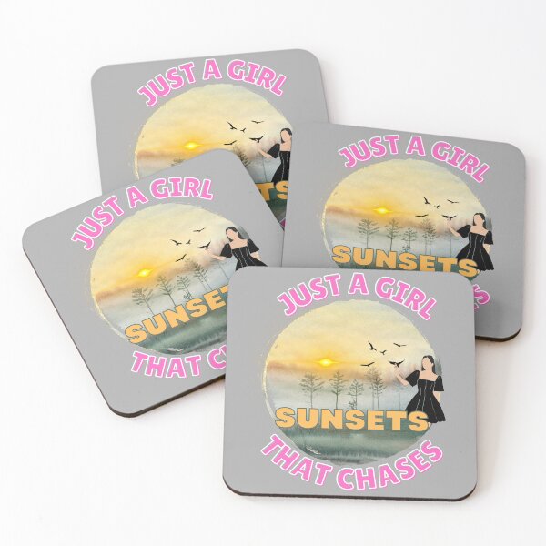 Item preview, Just A Girl That Chases sunsets, chases sunsets girls cool designed and sold by SAM FRITA.