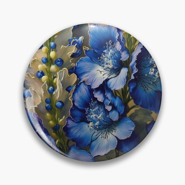Item preview, Delphinium Flowers designed and sold by Vanover Designs.