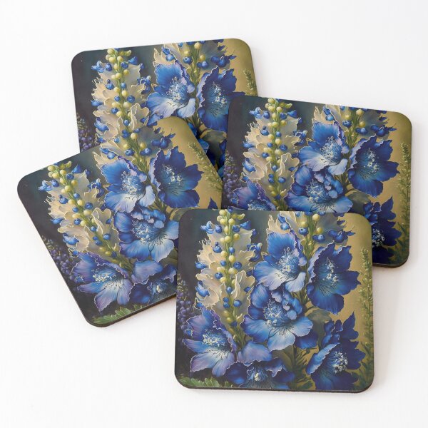 Item preview, Delphinium Flowers designed and sold by Vanover Designs.