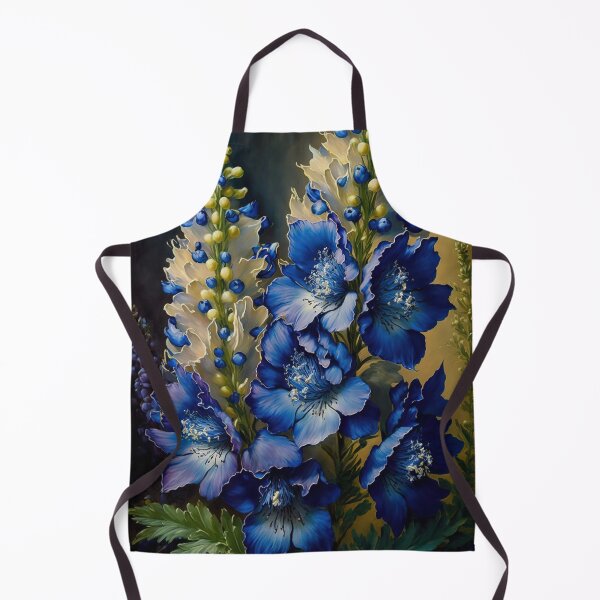 Item preview, Delphinium Flowers designed and sold by Vanover Designs.