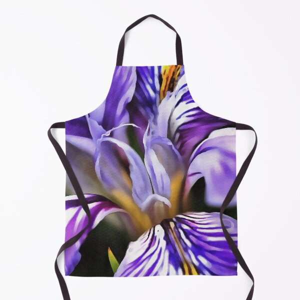 Item preview, Iris In Violet Lilac and Purple Botanical Art designed and sold by taiche.