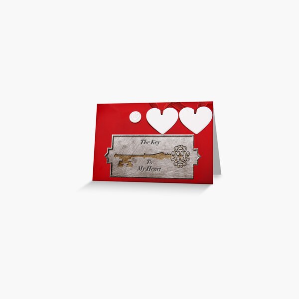 The Key To My Heart Greeting Card
