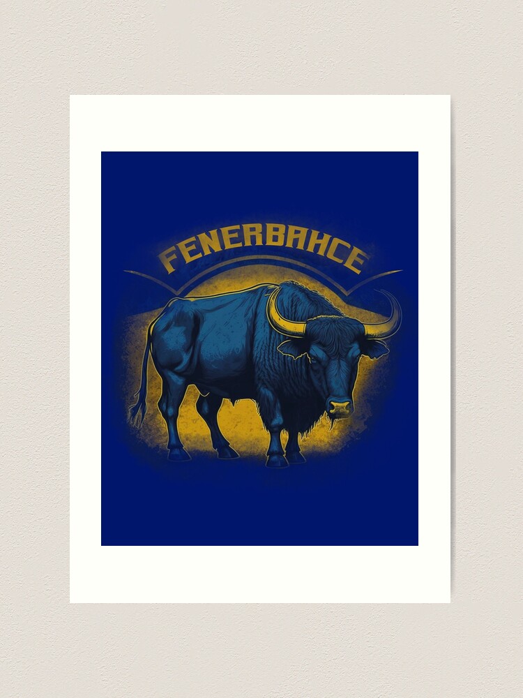 Fenerbahce Istanbul watercolor design Art Board Print by