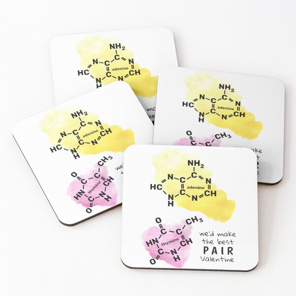 Item preview, Science Valentine We'd Make the Best Pair DNA Biology designed and sold by suivezmoi.