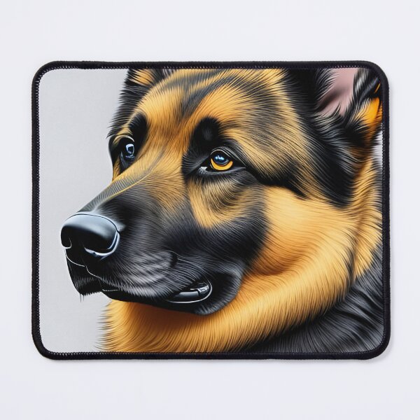 Item preview, German shepherd, charcoal drawing 3, Ai Generated Art designed and sold by ACC .