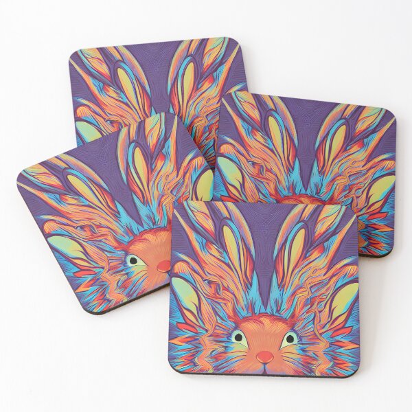 Item preview, Psychedelic Rabbit designed and sold by Planetporridge.