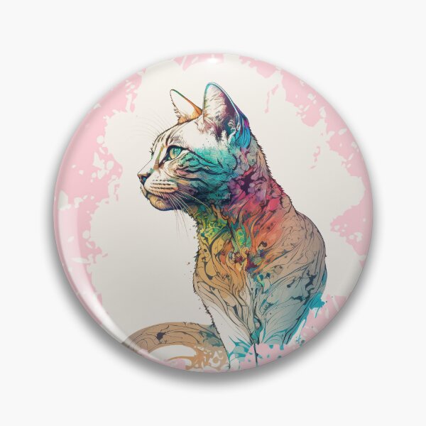 Item preview, Cat Splash Colorful designed and sold by DreadX3.