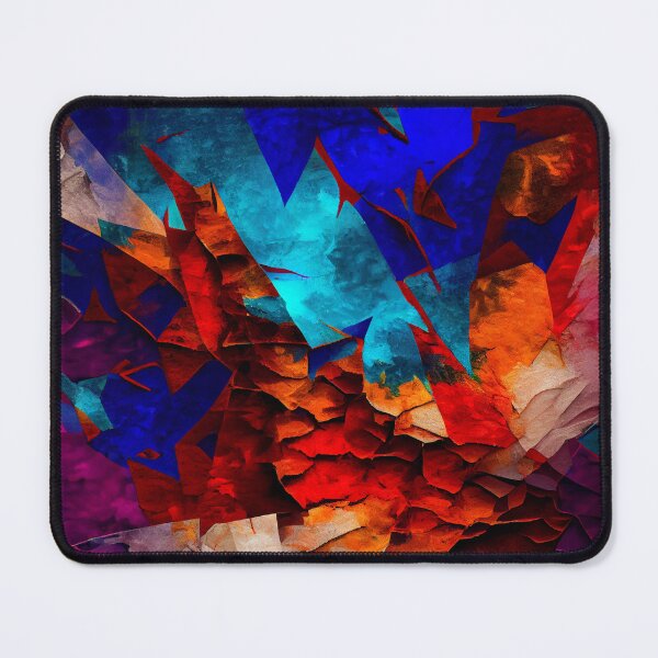 Item preview, Semi Abstract Dramatic Rough Coarse Extreme Pattern Digital Painting designed and sold by CodeAndColors.