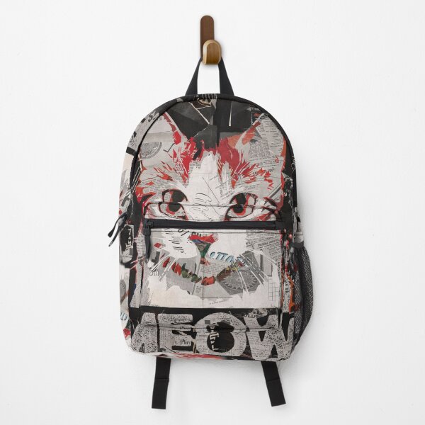 Item preview, cat paper collage art figure #11 designed and sold by artomazo.