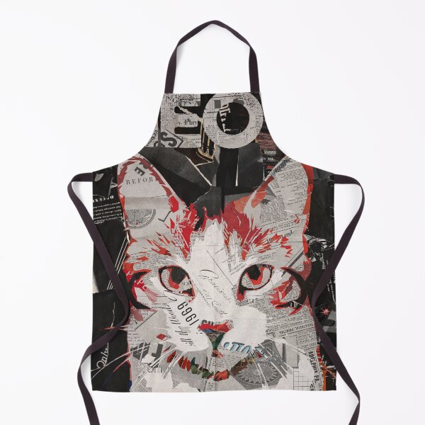 Item preview, cat paper collage art figure #11 designed and sold by artomazo.