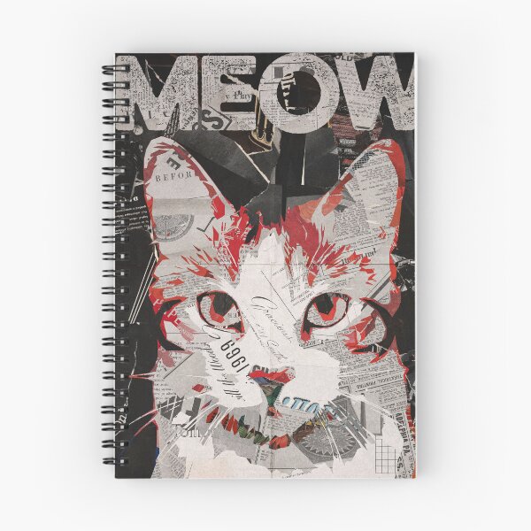 Item preview, cat paper collage art figure #11 designed and sold by artomazo.