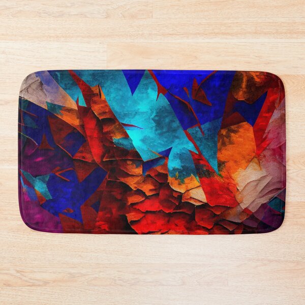 Item preview, Semi Abstract Dramatic Rough Coarse Extreme Pattern Digital Painting designed and sold by CodeAndColors.