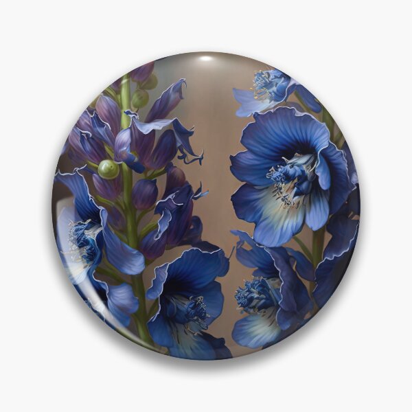 Item preview, Delphinium Flowers designed and sold by Vanover Designs.