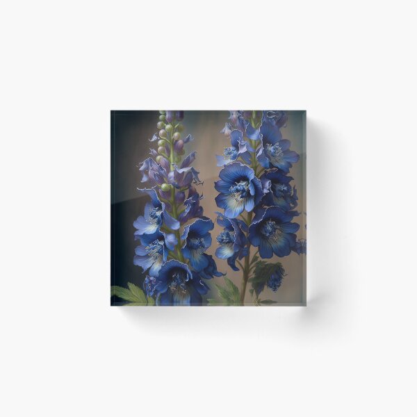 Item preview, Delphinium Flowers designed and sold by Vanover Designs.