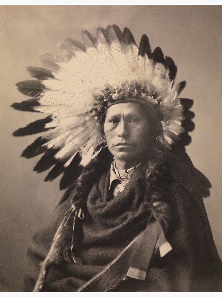 "James A. Garfield, Chief of Apaches, 1900" Sticker for Sale by