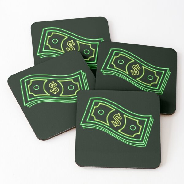 Item preview, neon dollar banknote designed and sold by 31IT2Design.