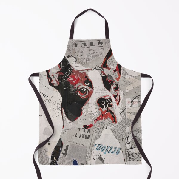 Item preview, dog paper collage art figure #12 designed and sold by artomazo.