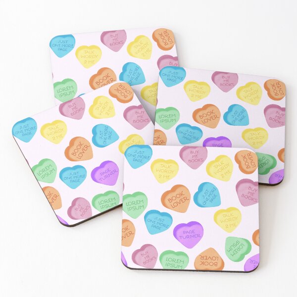 Item preview, Bookish Candy Hearts designed and sold by mikaylart.
