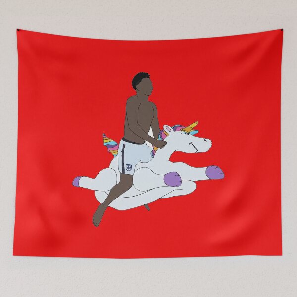 Item preview, Bukayo Saka Little Chilli 7 Saka Unicorn designed and sold by Fan-Shop.
