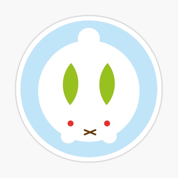 Kawaii Winter Snow Bunny Sticker